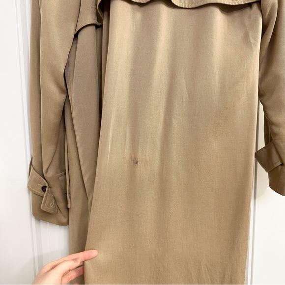 Aritzia Babaton Lawson trench coat size xs beige tan - Picture 5 of 11